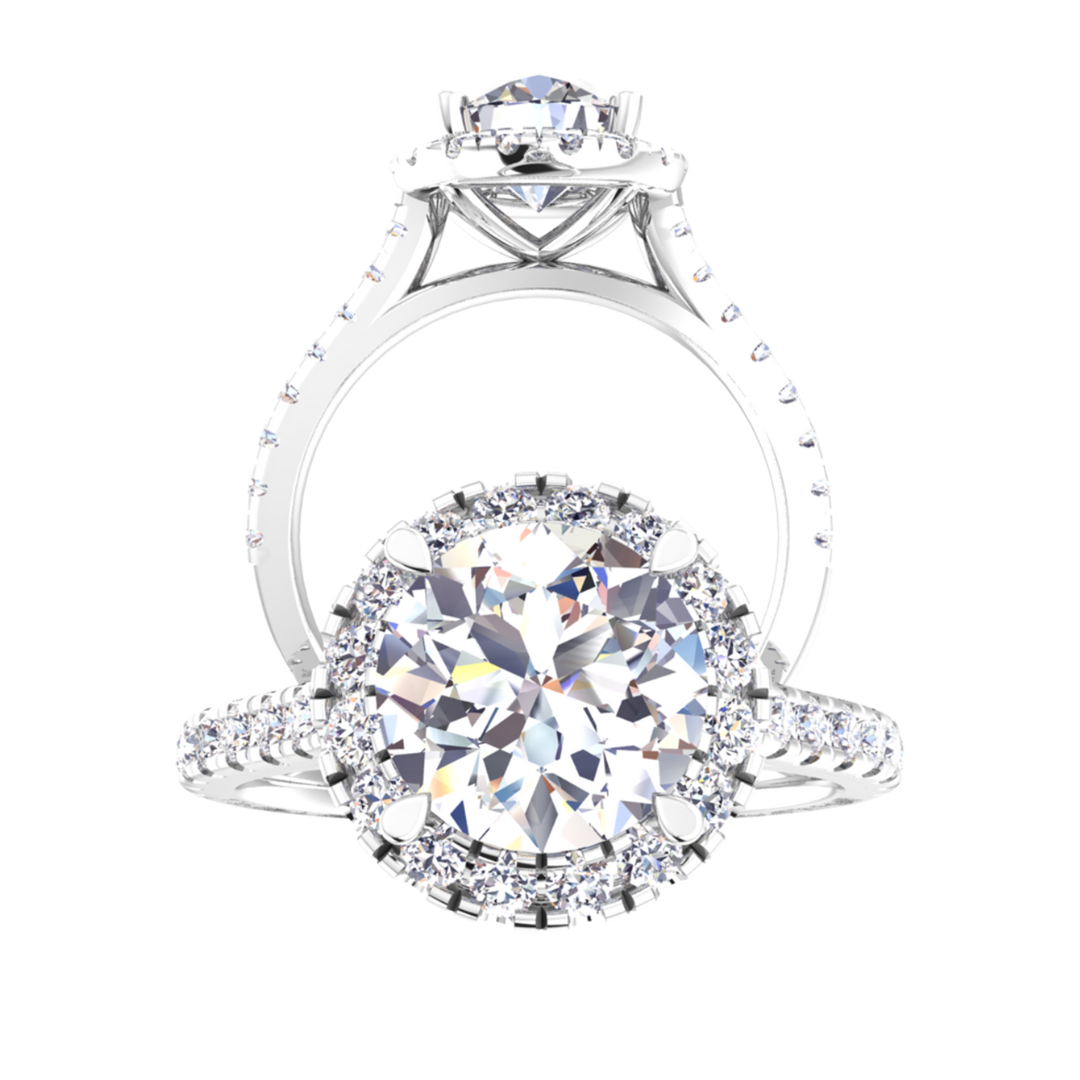 Halo Engagement Rings