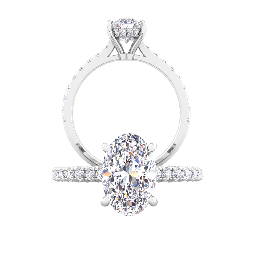 Pretty Wings Engagement Rings